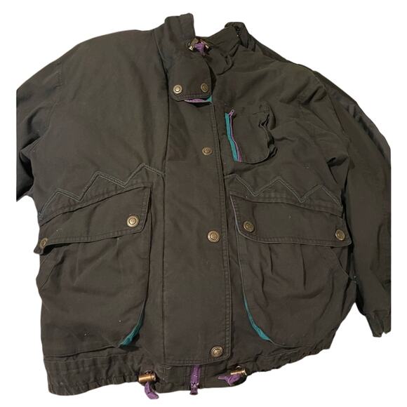 London Fog Jacket w/ Fun & Colorful Thinsulate Removable Lining, Size Small - Picture 1 of 5